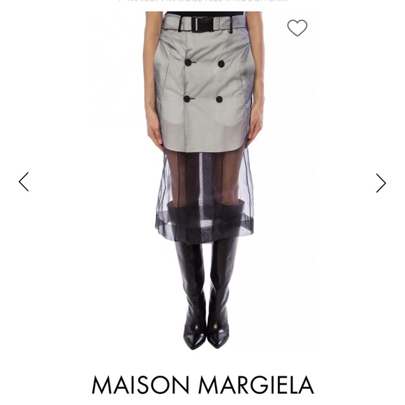 🎉HOST PICK"🎉Maison Margiela Midi Skirt Size 42/ US 6 - Picture 10 of 11